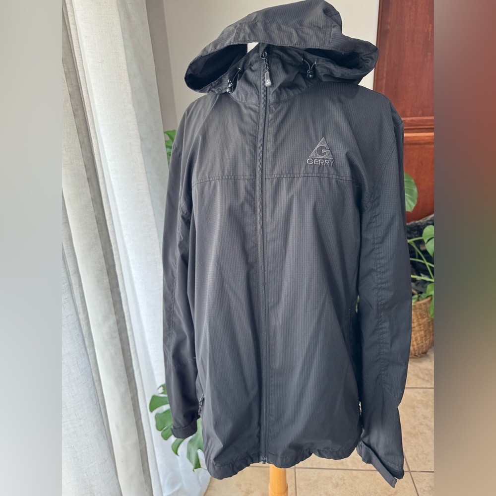 Gerry Black‎ Hooded Lightweight Jacket Men’s Size L